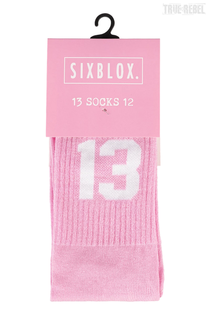 Socks 1312 Pink Sixblox in Packung