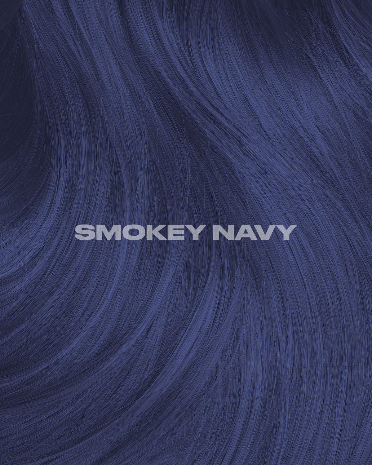 semi-permanente Haartönung Smokey Navy in dem Farbton Blau mit grauen, rauchigen Untertönen von Lunar Tides