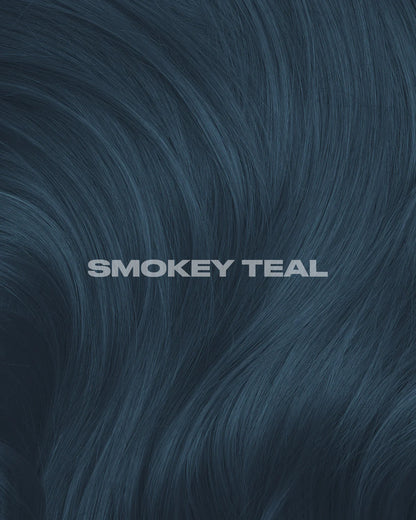 semi-permanente Haartönung Smokey Teal in dem Farbton Blaugrau von Lunar Tides