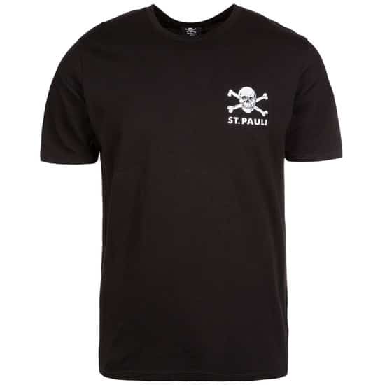 Schwarzes St.Pauli T-Shirt Totenkopf II Colours Shop Hamburg