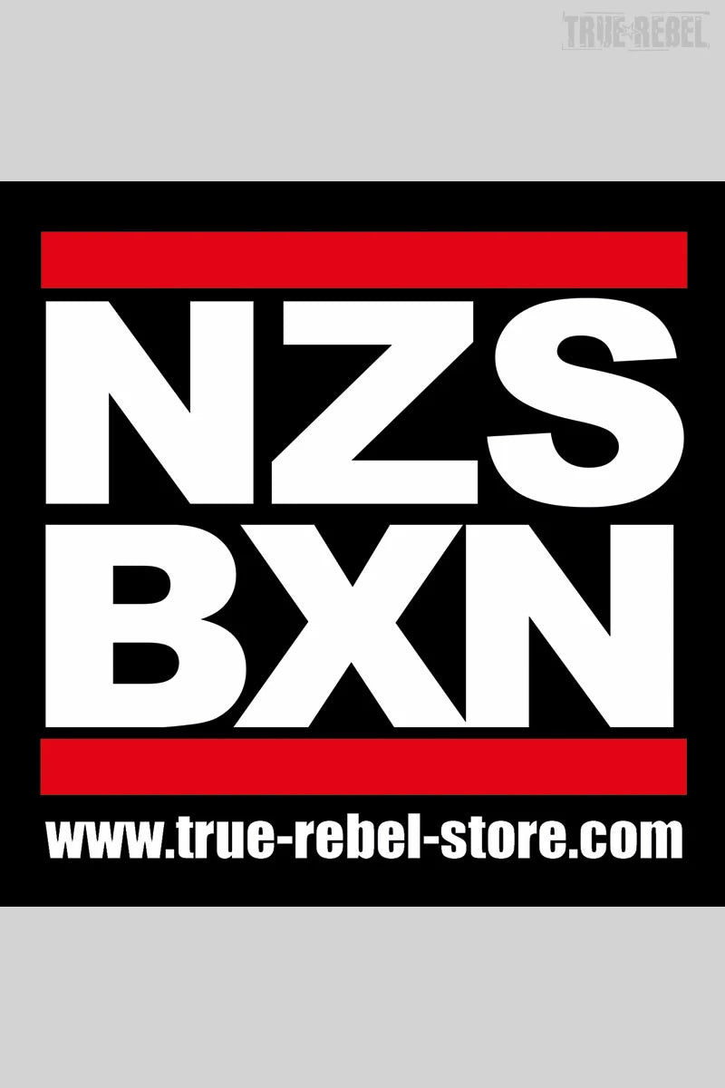 Sticker NZS BXN (Bedeutung: Nazis Boxen) von True Rebel