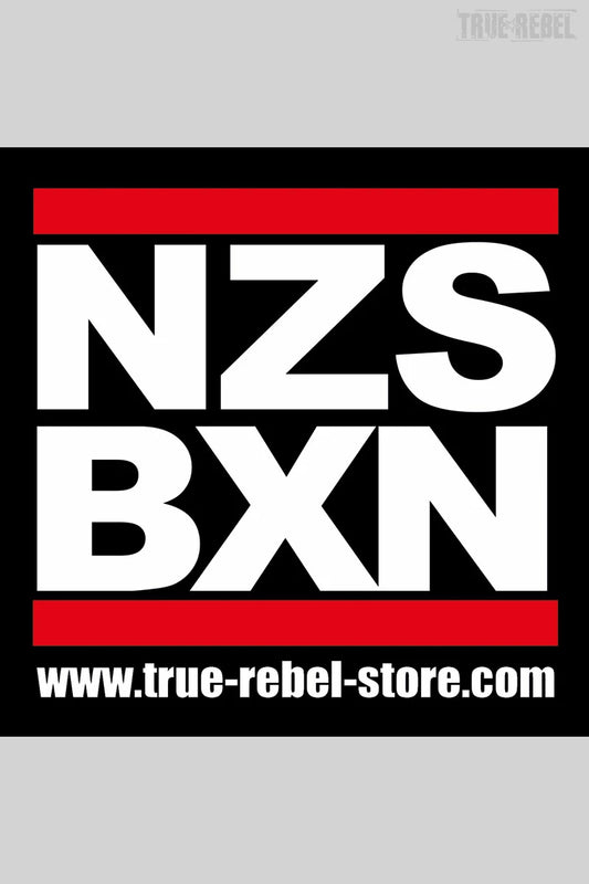 Sticker NZS BXN (Bedeutung: Nazis Boxen) von True Rebel