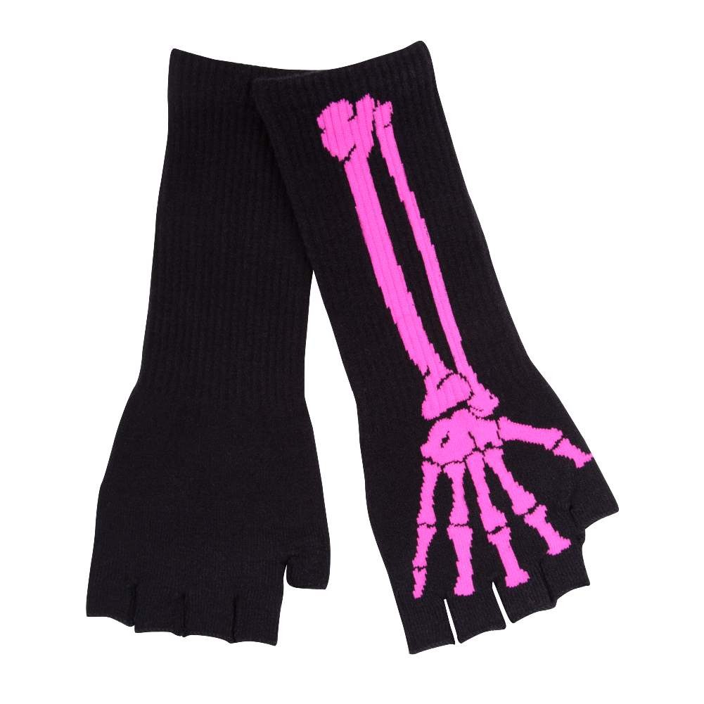 lang handschuhe Lange Handschuhe Bones Pink Rock Daddy