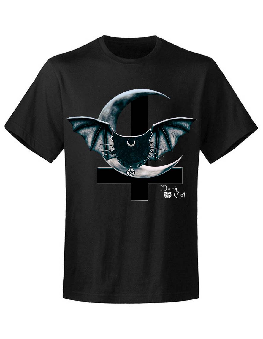 Chat Bat Dark Cat T-Shirt Hysteria Ink Colours Shop Hamburg