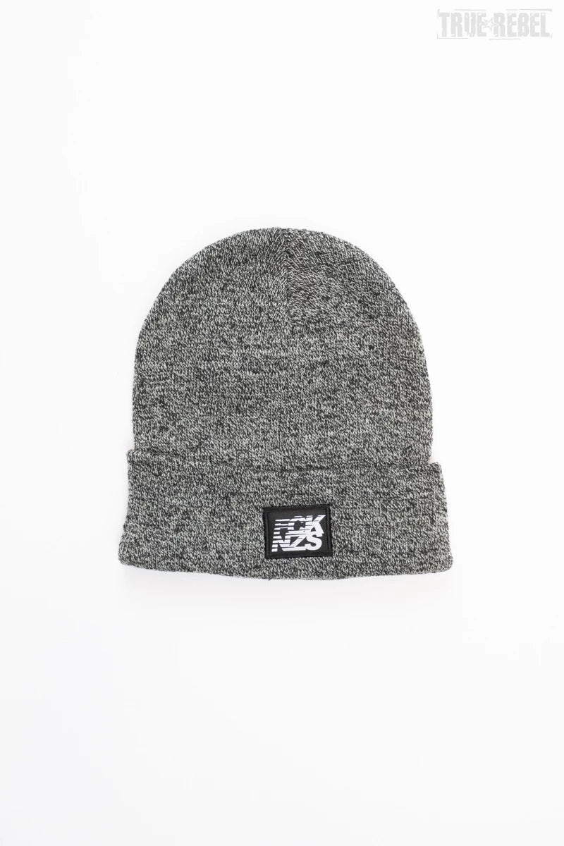 Beanie FCK NZS Stripes Antique Grey