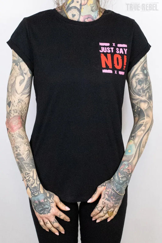 No Discussion T-Shirt Ladies True Rebel