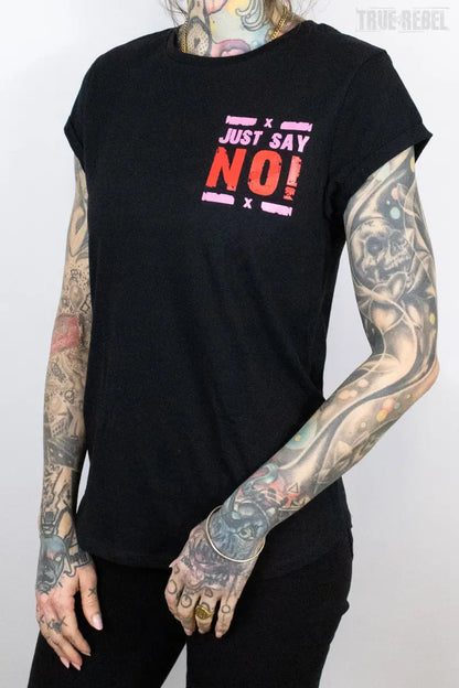 No Discussion T-Shirt Ladies True Rebel