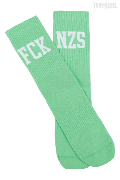 True Rebel Socks FCK NZS Mint