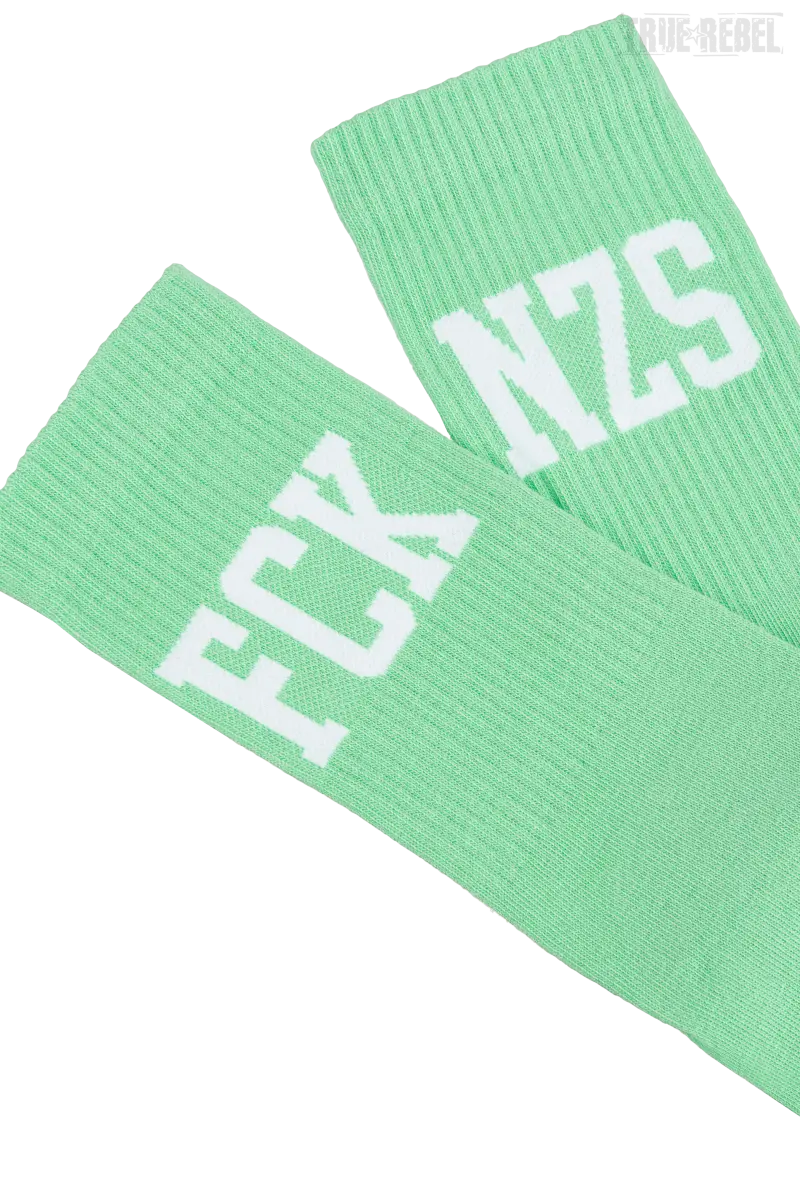 True Rebel Socks FCK NZS Mint