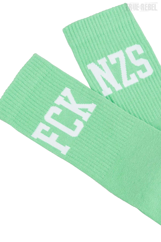 True Rebel Socks FCK NZS Mint