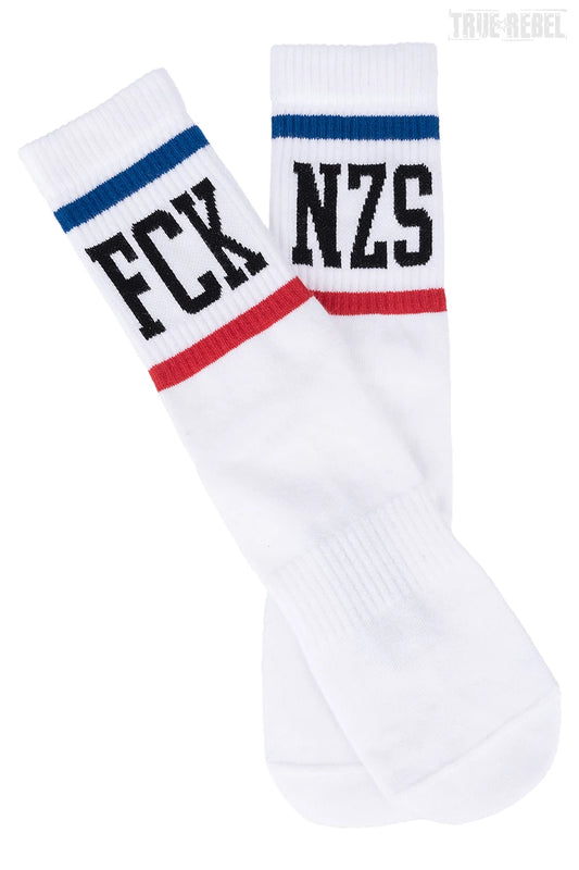 Socks FCK NZS Stripes White True Rebel