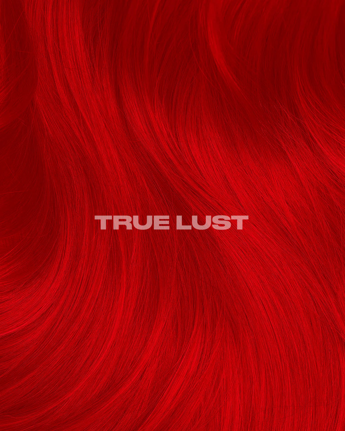 semi-permanente Haartönung True Lust in dem Farbton kräftiges, helles Rot von Lunar Tides