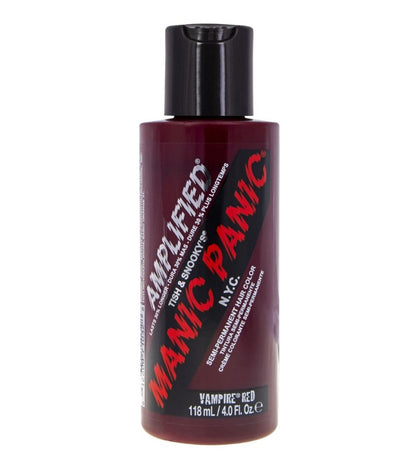semi-permanente Haartönung Amplified VAMPIRE RED in dem Farbton Dunkelrot von Manic Panic
