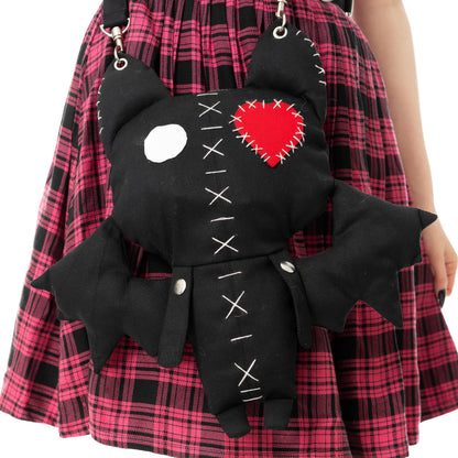 Schwarze Tasche VOODOO BAT BAG in Fledermausform von Cupcake Cult