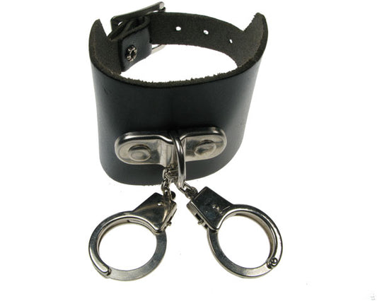 Wide bracelet handcuffs