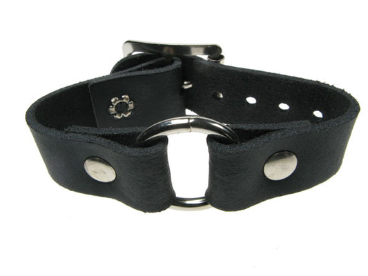 Armband mit Verbindungsring black