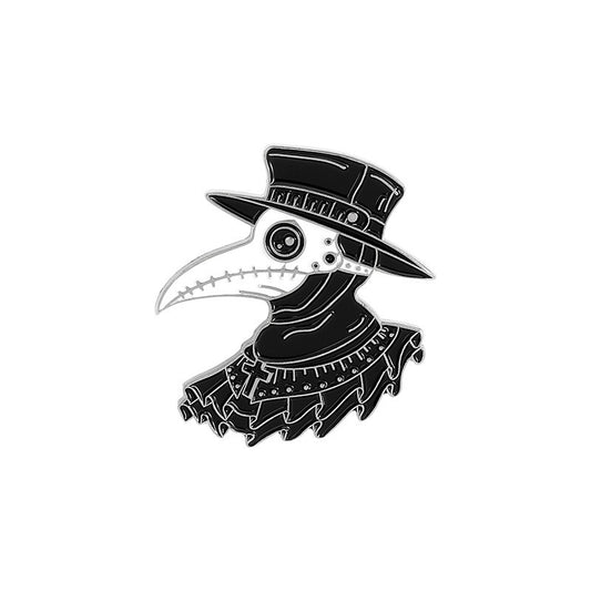 Kleiner Emaille-Anstecker PLAGUE DOCTOR ENAMEL PIN von Moon Attic