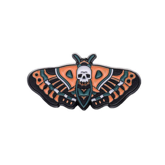 DEATH'S HEAD MOTH ENAMEL PIN Moon Attic